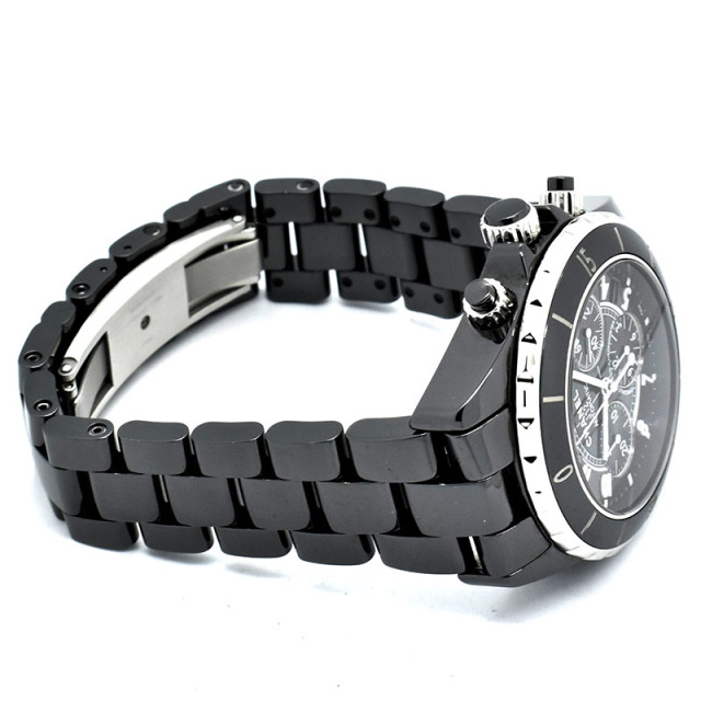シャネル CHANEL J12 クロノグラフ H0940 41mm ブラックセラミック USED 中古
