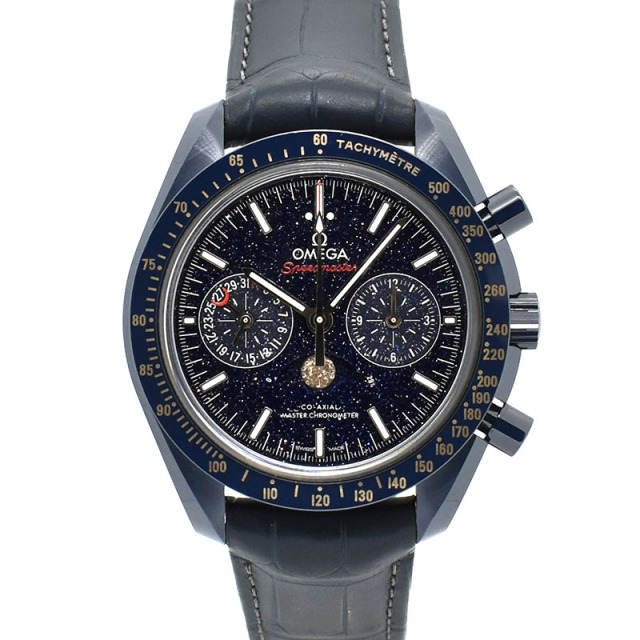 オメガ　OMEGA　スピードマスター ムーンフェイズ コーアクシャル マスタークロノメーター ブルーサイド オブ ザ ムーン　304.93.44.52.03.002　44.25mm　未使用品