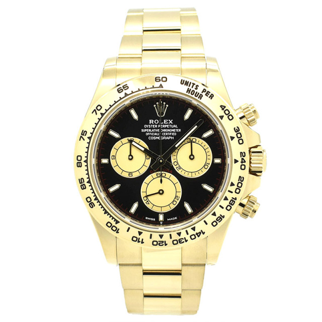 ロレックス　ROLEX　デイトナ　Ref.126508　18KYG/SS　ブラック/シャンパン　USED　中古