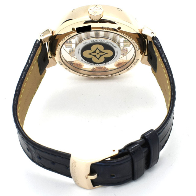 ルイヴィトン LOUIS VUITTON タンブール スピンタイム エアー Q1EGIY 日本限定 42.5mm 18KPG USED 中古