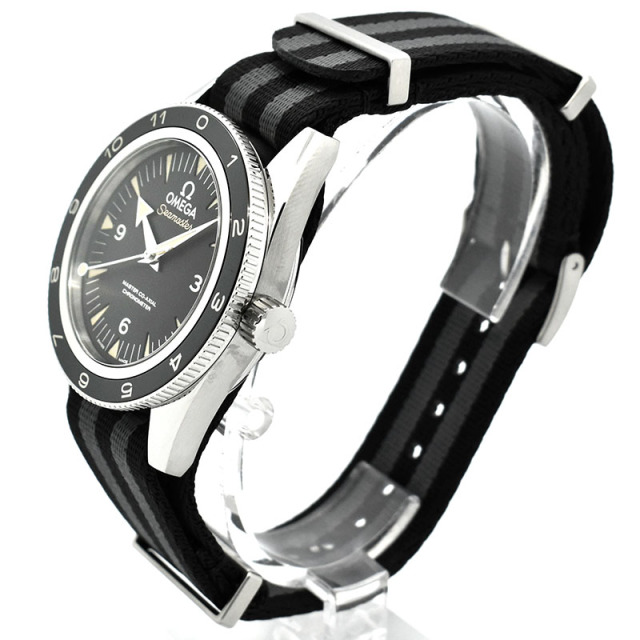 紺 遅し NO LOGO シーマスター スペクター オマージュ 機械式 自動巻き 