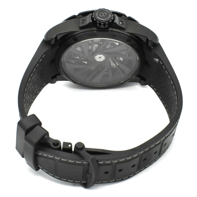 ロジェ・デュブイ ROGER DUBUIS エクスカリバー45 ダイヤベゼル DBEX0802 ブラック 日本28本限定 45mm USED 中古