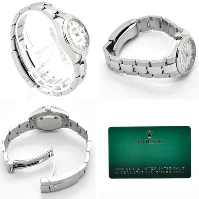 ロレックス ROLEX レディ デイトジャスト 28 Ref.279174 ホワイトローマ SS×WG USED 中古