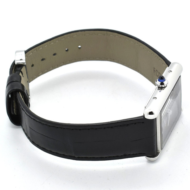カルティエ CARTIER タンクマスト ドゥ カルティエ LM WSTA0072 クォーツ 33.7×25.5mm ブラック USED 中古
