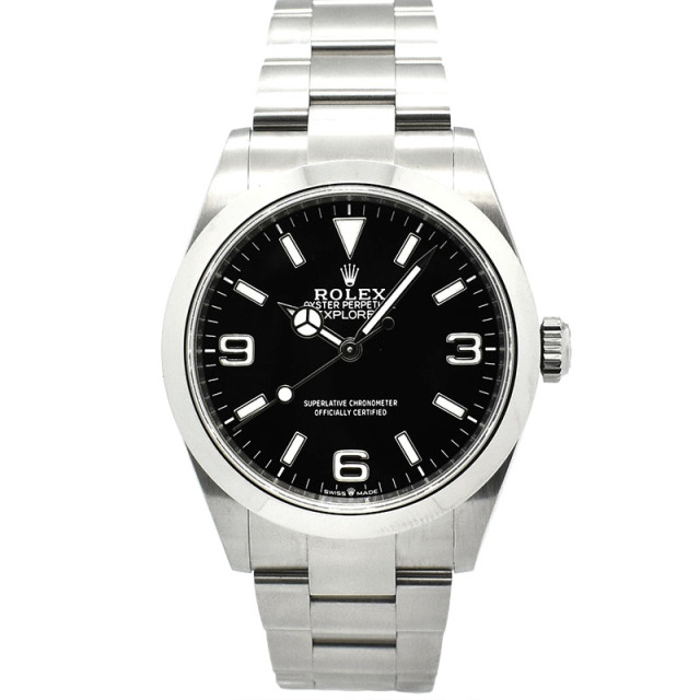 ロレックス　ROLEX　エクスプローラー40　Ref.224270　40mm　ブラック　USED　中古
