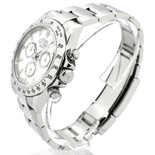 ロレックス ROLEX デイトナ Ref.116520 SS ホワイト ランダム番 鏡面バックル USED 中古