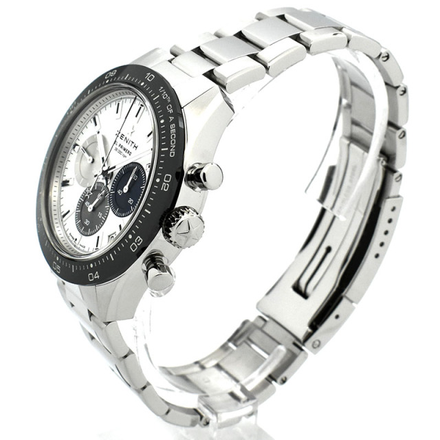 ゼニス ZENITH クロノマスタースポーツ 03.3100.3600/69.M3100 ホワイト 41mm USED 中古