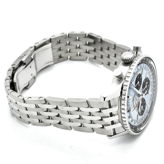 ブライトリング BREITLING ナビタイマーB01 クロノグラフ 43 AB0138241C1A1 アイスブルー/ブラック USED 中古