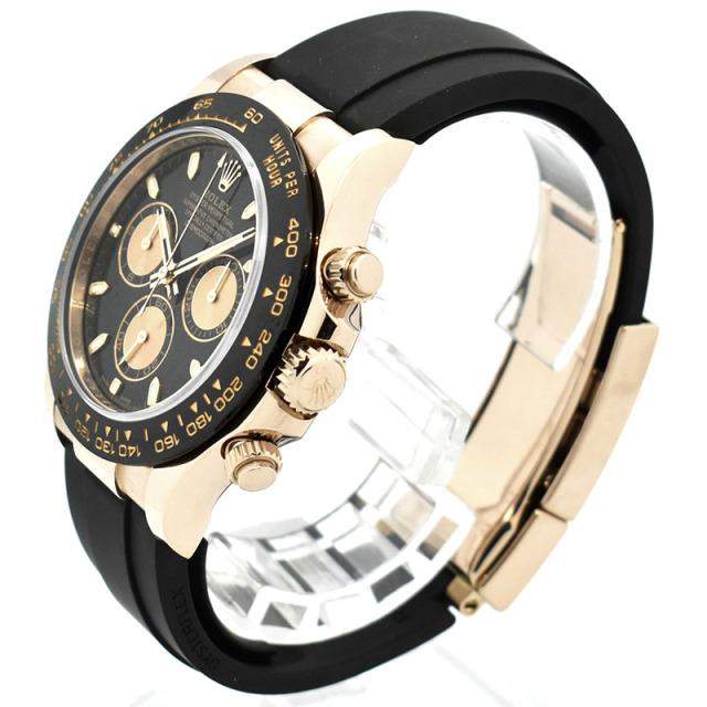 ロレックス ROLEX デイトナ Ref.116515LN 18KERG ブラック/ピンク オイスターフレックス USED 中古