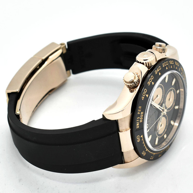 ロレックス ROLEX デイトナ Ref.116515LN 18KERG ブラック/ピンク オイスターフレックス USED 中古