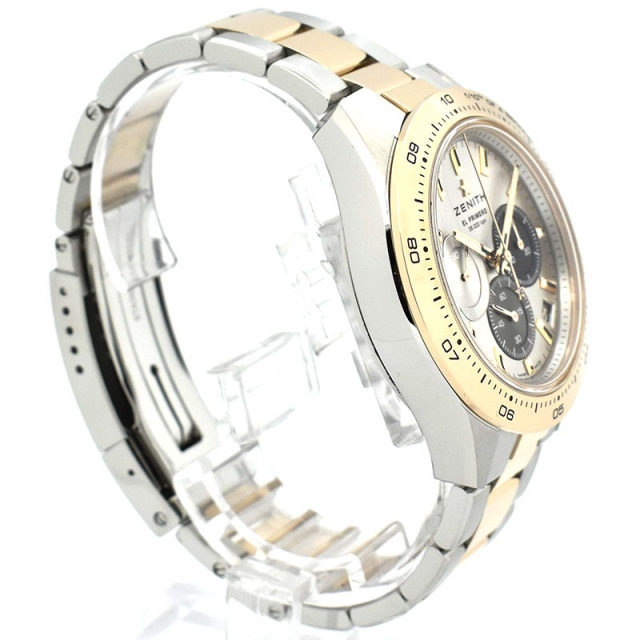 ゼニス ZENITH クロノマスタースポーツ 51.3100.3600/69.M3100 シルバー 41mm USED 中古