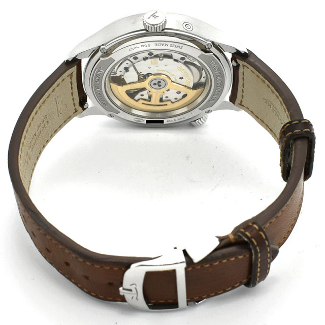 ジャガールクルト Jaeger LeCoultre マスターコントロール ジオグラフィーク Q4128420 シルバー 40mm USED 中古
