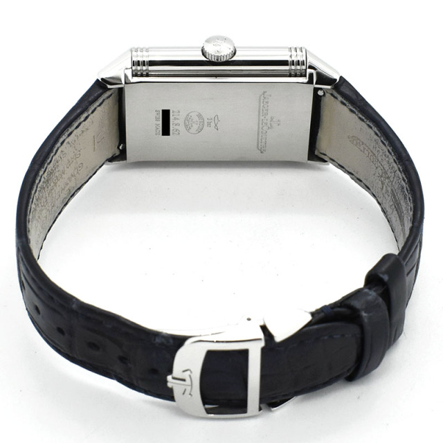 ジャガールクルト Jaeger LeCoultre レベルソ トリビュート スモールセコンド Q3978480 45.6×27.4mm ブルー 手巻き USED 中古