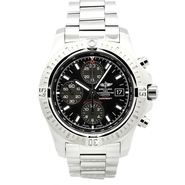 T199 ブライトリング コルト デイト クロノグラフ A13388 オート ブライトリング BREITLING コルト クロノグラフ A13388 ブラック 44mm