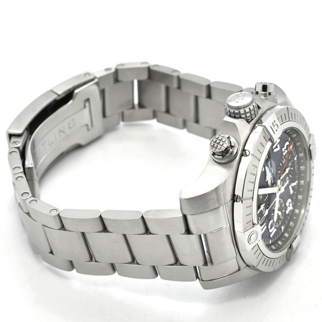 ブライトリング BREITLING アベンジャー クロノグラフ GMT 45 A24315101C1A1 ブルー/ブラック USED 中古