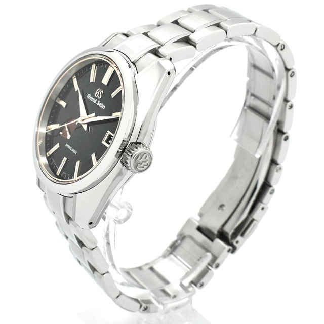 グランドセイコー GRAND SEIKO スプリングドライブ パワーリザーブ SBGA425 銀座250本限定 ブラック 40mm USED 中古