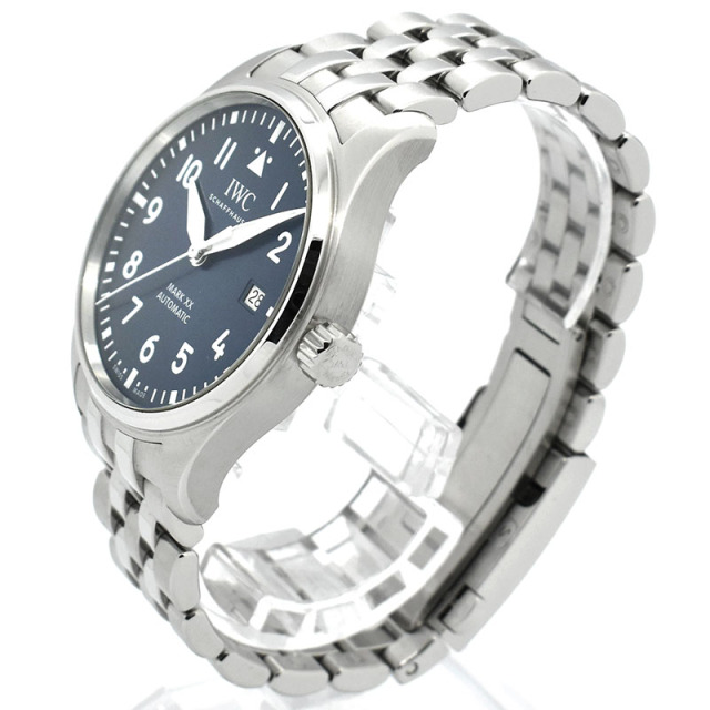 IWC パイロットウォッチ マーク20 IW328204 ブルー 40mm USED 中古