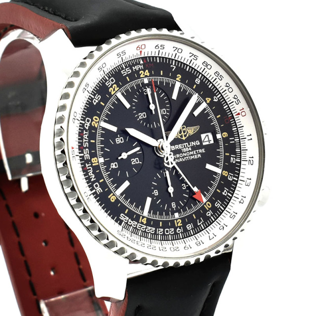 ブライトリング BREITLING ナビタイマーワールド A24322 中古