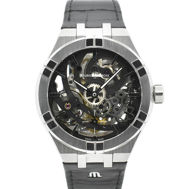 モーリスラクロア　MAURICE LACROIX　アイコン オートマティック スケルトン　AI6028-SS001-030-1　45mm　USED　中古