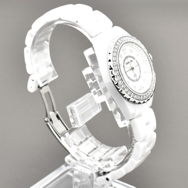 シャネル CHANEL J12 H2572 ダイヤモンド 29mm ホワイトシェル USED 中古