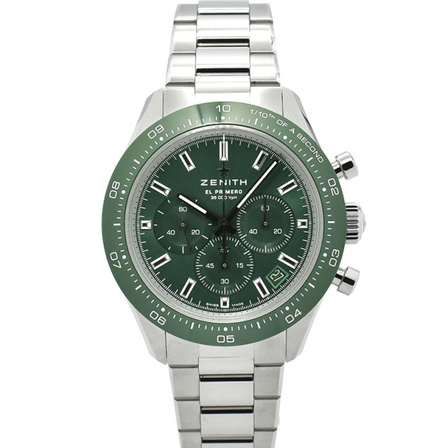ゼニス ZENITH クロノマスタースポーツ ヨシダ スペシャル エディション 03.3107.3600/56.M3100 244本限定 グリーン 41mm 未使用品 Zetton