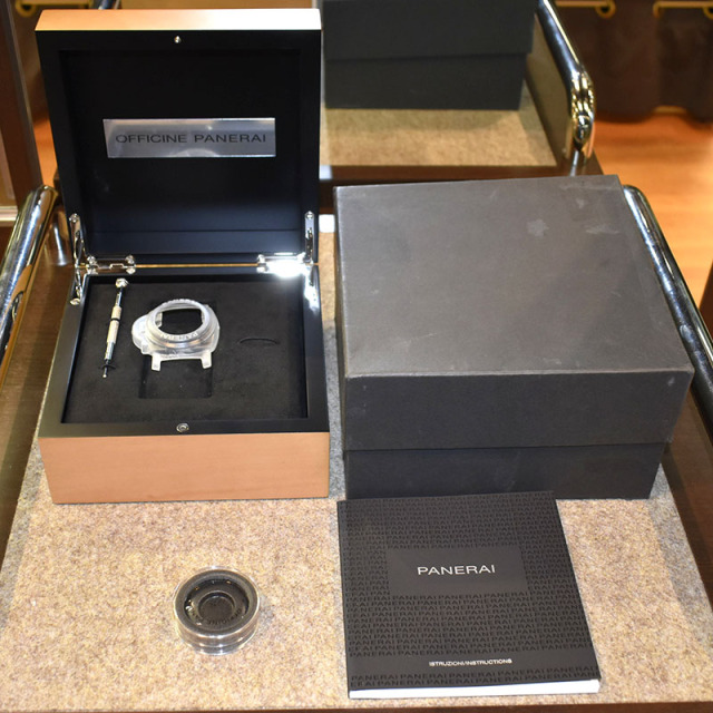 パネライ PANERAI ルミノール1950 3デイズ レフトハンド アッチャイオ PAM00557 47mm 手巻き S番 USED 中古