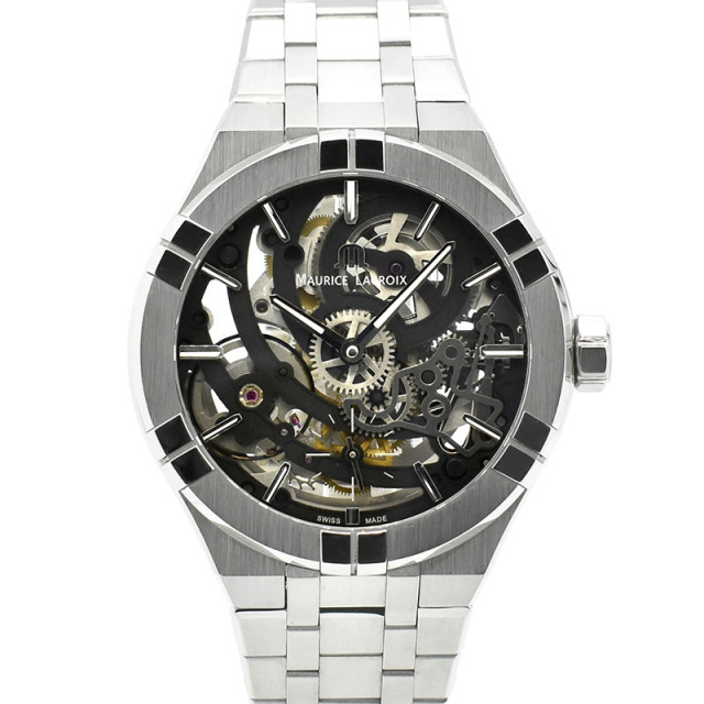 モーリスラクロア　MAURICE LACROIX　アイコン オートマティック スケルトン　AI6028-SS002-030-1　45mm　USED　中古