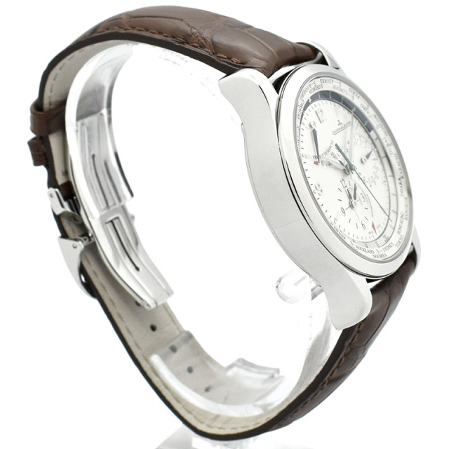 ジャガールクルト Jaeger LeCoultre マスタージオグラフィーク Q1528420 シルバー 41mm USED 中古