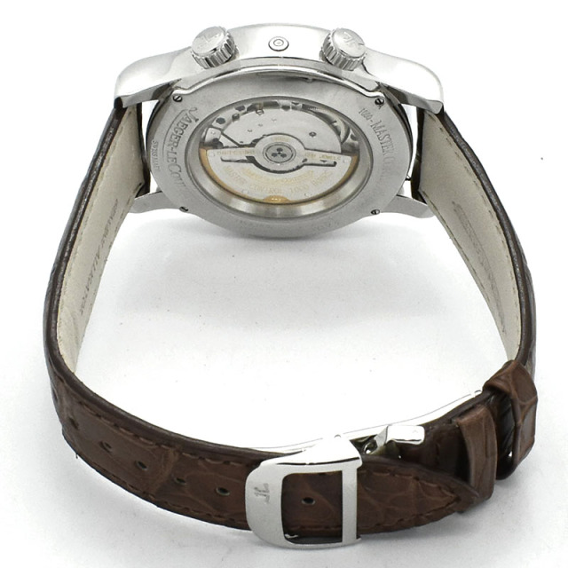 ジャガールクルト Jaeger LeCoultre マスタージオグラフィーク Q1528420 シルバー 41mm USED 中古