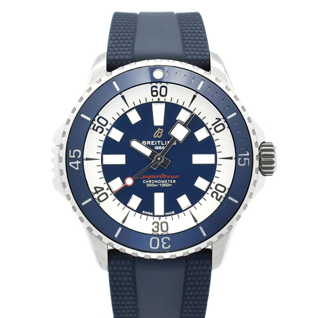 ブライトリング BREITLING スーパーオーシャン オートマチック 46 A17378E71C1S1 ブルー USED 中古