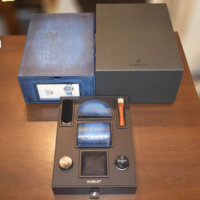 ウブロ HUBLOT クラシックフュージョン ベルルッティ スクリット  
