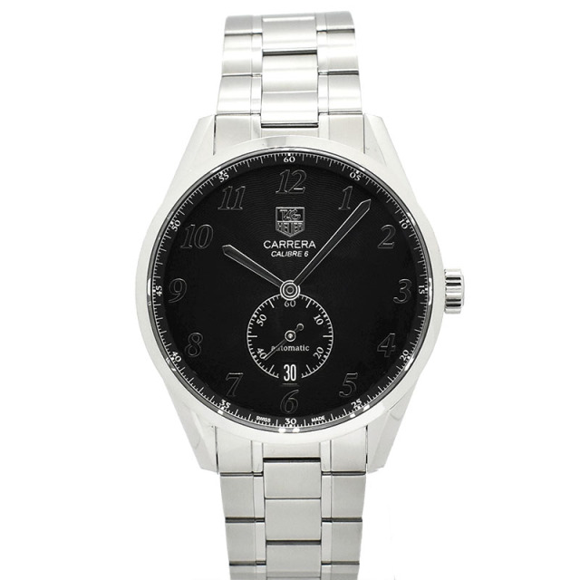 タグホイヤー　TAG HEUER　カレラ ヘリテージ キャリバー6　WAS2110.BA0732　ブラック　39mm　USED　中古