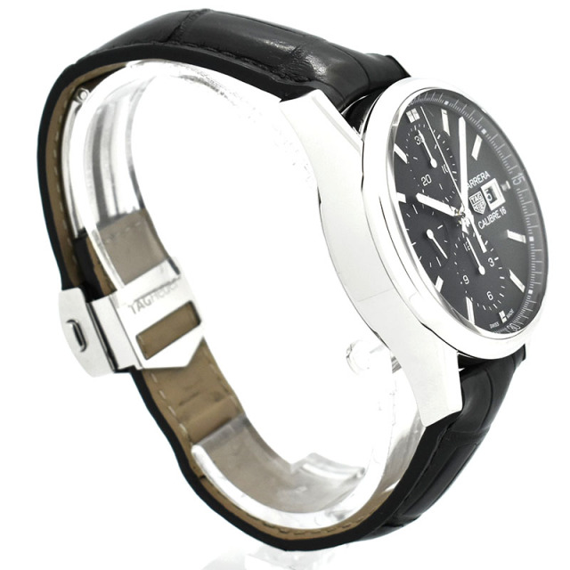 タグホイヤー TAG HEUER カレラ クロノグラフ キャリバー16 CBK2110.FC6266 41mm ブラック 自動巻 USED 中古