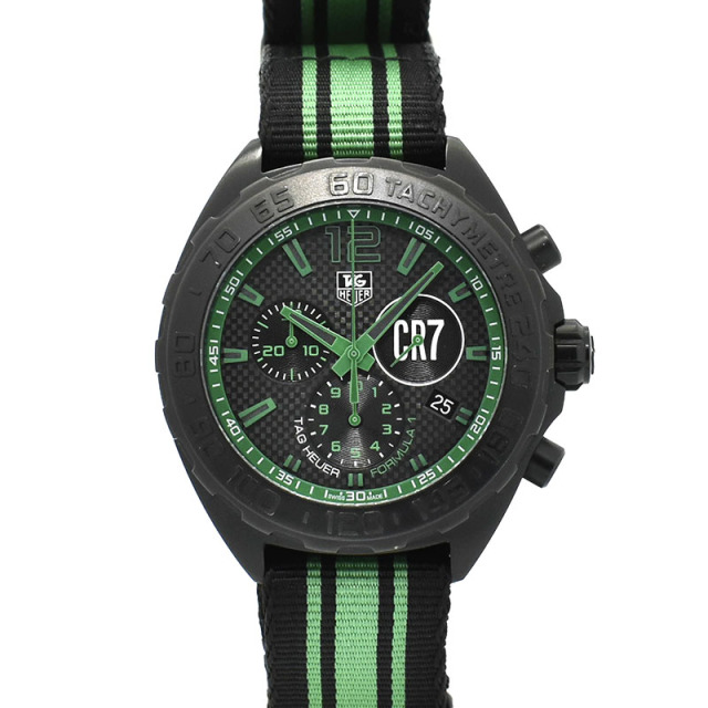 タグホイヤー　TAG HEUER　フォーミュラ1 クロノグラフ クリスティアーノ ロナウド　CAZ1113.FC8189　世界3000本限定　42mm　クォーツ　USED　中古