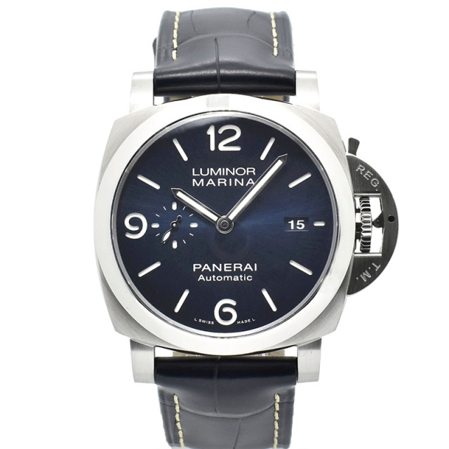 パネライ　PANERAI　ルミノールマリーナ　PAM01313　44mm　ブルー　X番　USED　中古