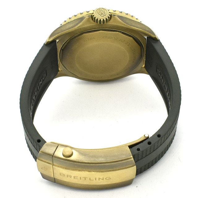ブライトリング BREITLING スーパーオーシャン オートマチック 42 N17375201L1S1 グリーン ブロンズ USED 中古 Zetton