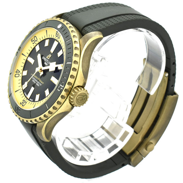 ブライトリング BREITLING スーパーオーシャン オートマチック 42 N17375201L1S1 グリーン ブロンズ USED 中古 Zetton