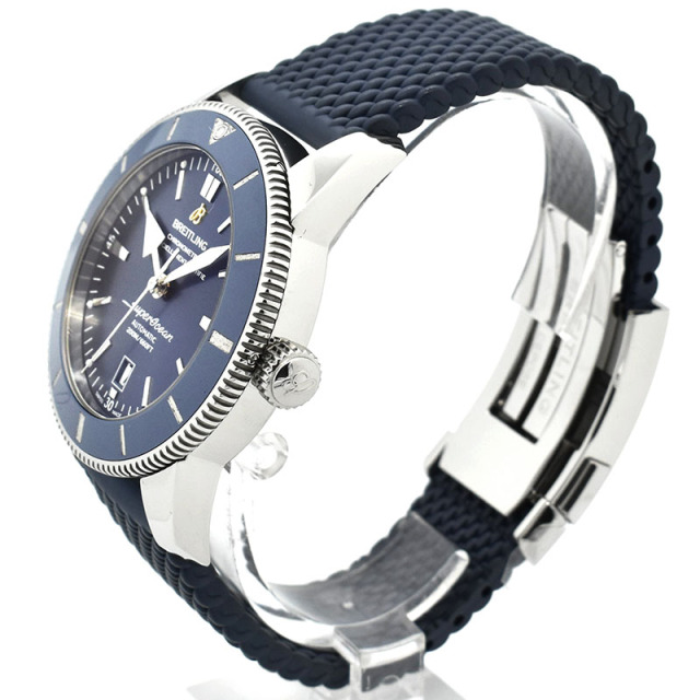 ブライトリング BREITLING スーパーオーシャンヘリテージ B20 オートマチック 46 AB2020161C1S1 46mm ブルー USED 中古