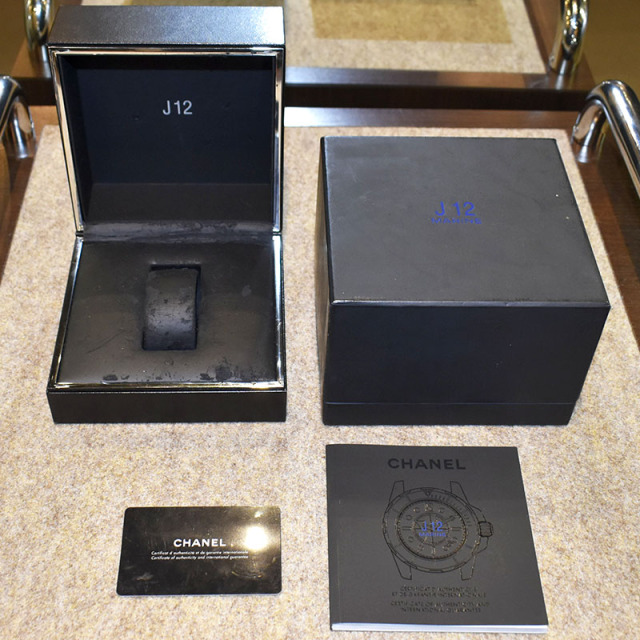 シャネル CHANEL J12 マリーン 42 H2559 ブラック USED 中古