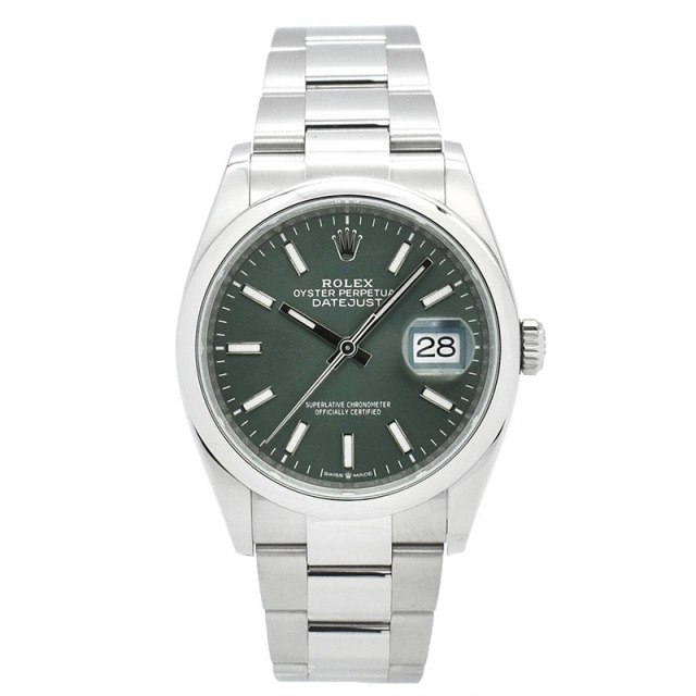 ロレックス　ROLEX　デイトジャスト36　Ref.126200　ミントグリーン　USED　中古