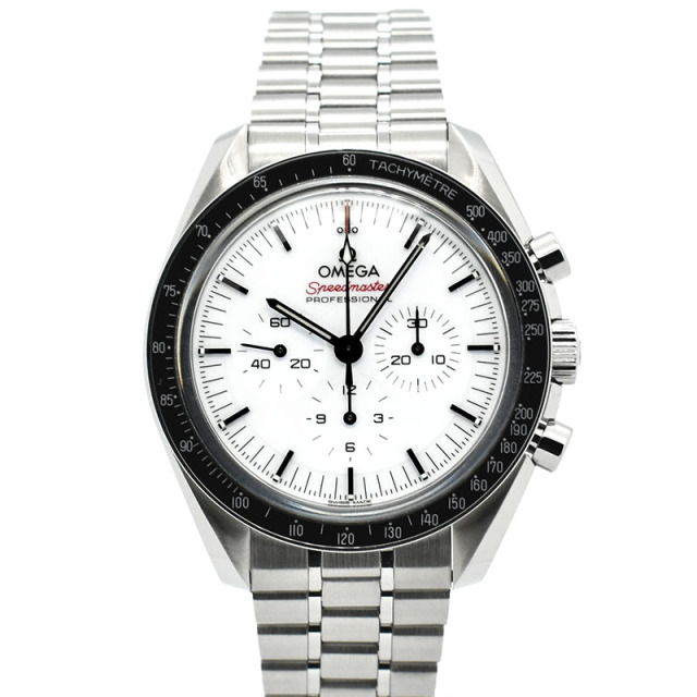 オメガ　OMEGA　スピードマスター プロフェッショナル ムーンウォッチ マスタークロノメーター　310.30.42.50.04.001　ホワイト　バックスケルトン　42mm　未使用品