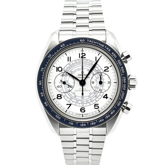 オメガ　OMEGA　スピードマスター クロノスコープ マスタークロノメーター　329.30.43.51.02.001　43mm　シルバー　手巻き　USED　中古