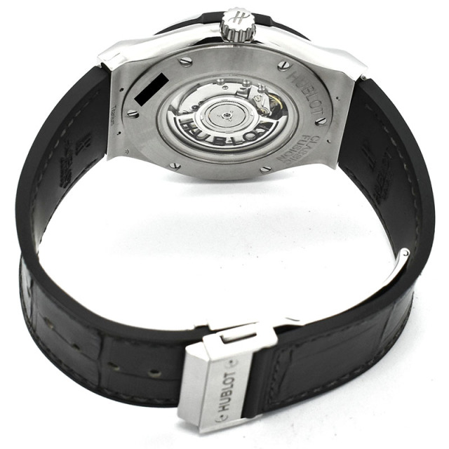 ウブロ HUBLOT クラシックフュージョン レーシンググレー チタニウム 511.NX.7071.LR 45mm USED 中古