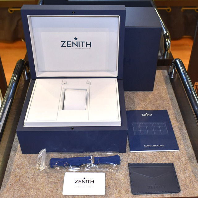 ゼニス ZENITH デファイ スカイライン 03.9300.3620/51.I001 ブルー 41mm USED 中古