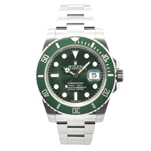 ロレックス　ROLEX　サブマリーナデイト グリーン　Ref.116610LV　ランダム番　USED　中古