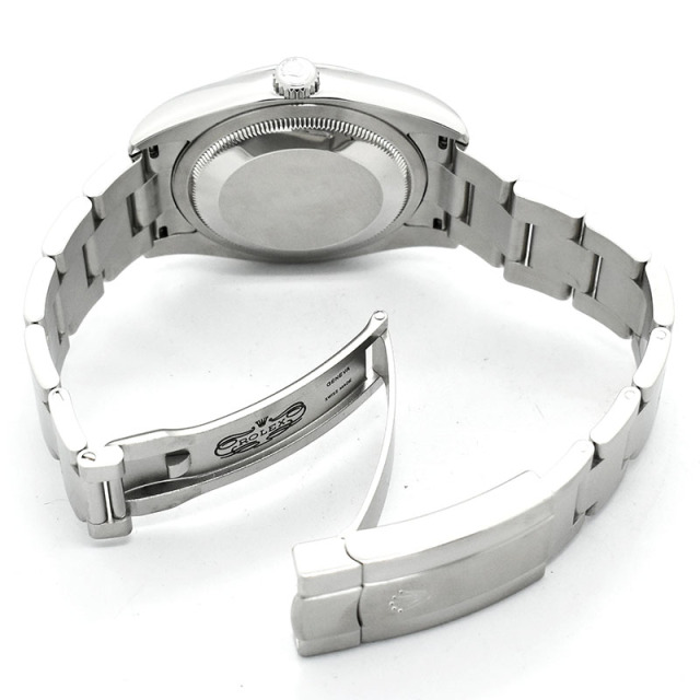 ロレックス ROLEX オイスターパーペチュアル Ref.116000 ブラック369 36mm SS 日本限定 V番 USED 中古