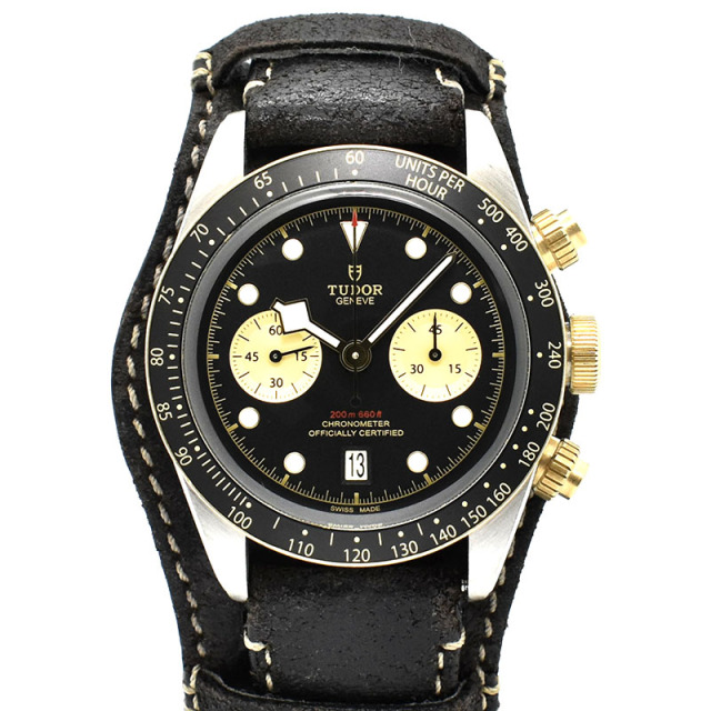 チューダー(チュードル)　TUDOR　ヘリテージ ブラックベイ クロノ S&G　Ref.79363N　41mm　USED　中古
