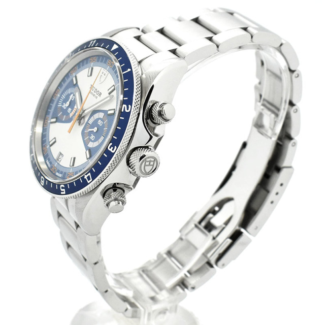 チューダー(チュードル) TUDOR ヘリテージ クロノグラフ Ref.70330B 42mm ブルー USED 中古