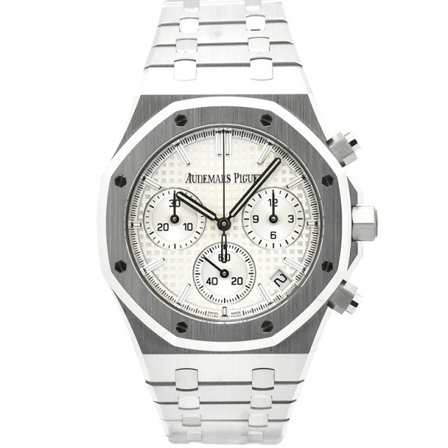 オーデマ・ピゲ　AUDEMARS PIGUET　ロイヤルオーク クロノグラフ 50周年記念　26240ST.OO.1320ST.03　41mm　シルバー　USED　中古