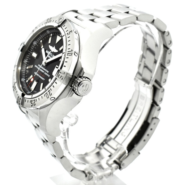 ブライトリング BREITLING アベンジャー2 シーウルフ A17330 ブラック 45mm USED 中古